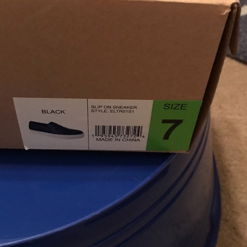 Steve Madden Black Quilted Slip-On Sneakers - Picture 2 of 4